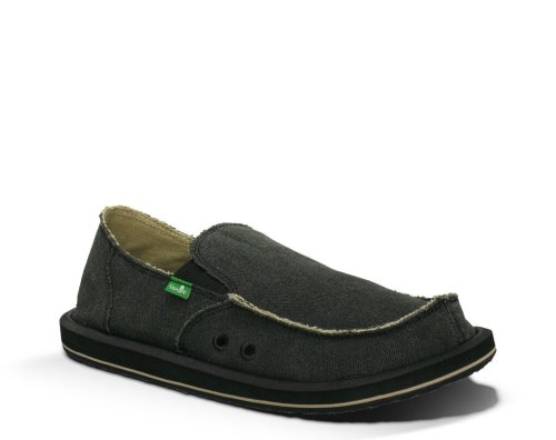 Sanuk Mens Vagabond Deep Grey Shoes | HSFLIV368